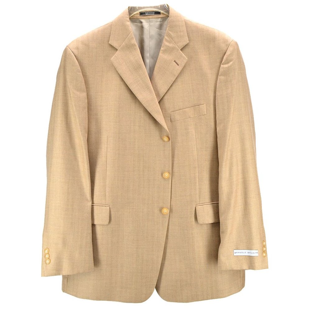Classic Beige Men's Blazer - Unknown Brand
